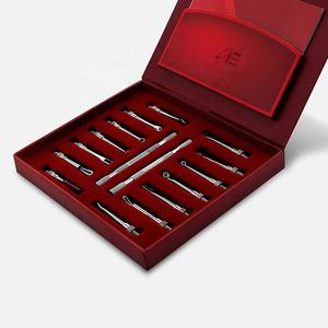 2026 Más Vendido Rojo 14 Piezas LA ELAHI Kit de Tratamiento para el Acné, Extractor de Puntos Negros y Espinillas de Acero Inoxidable de Alta Calidad para el Rostro - Product Image 1