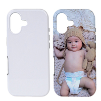 Funda Magnética 2 en 1 con Recubrimiento de Sublimación para iPhone Serie 17, Funda 3D para Sublimación e Impresión Personalizada