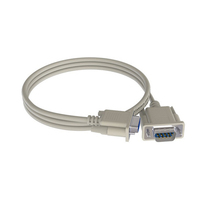 Cable de Extensión Serial RS232 DB9 Macho a Hembra OEM con Cubierta de PVC y Blindaje Trenzado para Computadora