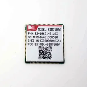 SIMCOM 4G LTE Cat-3 kablosuz modülü SIM7100 çok bantlı WCDMA GNSS modülü M2M IoT uygulamalar SIM7100A SIM7100C SIM7100E