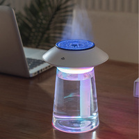Nouvel humidificateur ultrasonique portable mini design volcan et méduse avec diffuseur d'arômes, alimentation USB 5V
