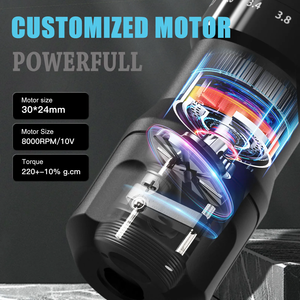 เครื่องสักไร้สาย 2000mAh ปรับระยะชักได้ 2.3-4.5 มม. เสียงเบา สำหรับศิลปิน - Product Image 3