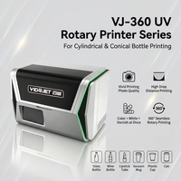 Mesin Cetak UV Rotary 360 Baru untuk Botol Kaca, Botol Anggur, Mug Vakum, Gelas Plastik, Kaleng - Pencetakan Logo Kustom OEM UV