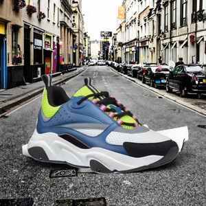 Vente en gros 2025 – Baskets tendance personnalisées pour hommes – Printemps, été, automne, hiver – Respirantes, pour fitness et marche, à lacets - Product Image 3