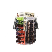 Présentoir de comptoir rotatif en carton personnalisé pour lunettes, étui à lunettes, présentoir en carton pour lunettes de soleil, petit présentoir