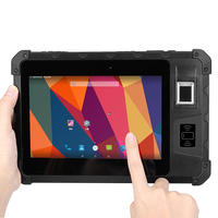 Tablet PC Industrial Resistente de 8 Pulgadas con Android 11.0, 2GB+16GB, NFC, Lector de Huellas Dactilares, GPS, Escáner de Código de Barras y Lector de Tarjetas Mifare