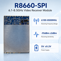 Module récepteur vidéo SFT 6,1-8,5 GHz R8660-SPI, récepteur vidéo FM programmable SPI pour FPV