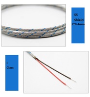Edelstahl-Metallabschirmungskabel 4mm 5mm 6mm 14mm Lochringkopf K E J Thermoelement Temperatursensor OEM SENRUIKE