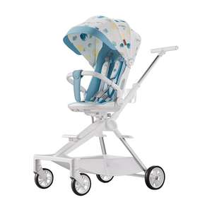 Poussette bébé Purorigin légère en alliage à 4 roues, pliable, <span class=keywords><strong>haute</strong></span> vue, compacte, portable, chariot de voyage, poupée bébé de luxe, 0-6 ans - Product Image 5