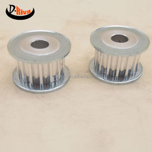 GT3 3M 20 dientes de aleación Bore5/7/8/10/12mm <span class=keywords><strong>polea</strong></span> de sincronización compatible con correa 3M <span class=keywords><strong>polea</strong></span> <span class=keywords><strong>doble</strong></span> de nailon síncrono para máquina láser - Product Image 4