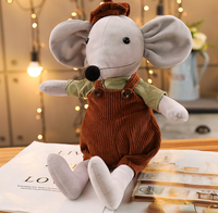 Belle Ballet Souris Vache En Peluche Jouets Doux En Peluche Mignon Dressing Animaux Poupées Bébé Doigt Oreiller pour Enfants Filles