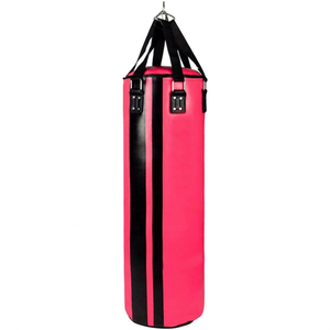 Sac de frappe lourd en cuir PU personnalisé avec logo et couleur pour l'entraînement de boxe et de MMA, sac de frappe imprimé, OEM accepté, musculation - Product Image 1