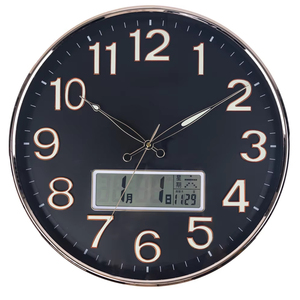 <span class=keywords><strong>Reloj</strong></span> luminoso Hora Fecha Día de la semana Calendario <span class=keywords><strong>lunar</strong></span> <span class=keywords><strong>Reloj</strong></span> de pared multifuncional - Product Image 1