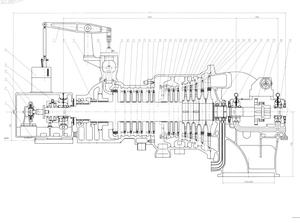 DTEC 150MW 증기 터빈 발전기 코제너레이션 발전소 모터 10500V 출력 사용이 간편함 - Product Image 4