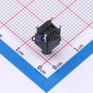 TP13012612 Tactile Switch Through hole Component (THT),6x6mm Switch Single Pole Single Throw Round Button 2.6N Through Hole - Product Image 2