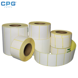 Barcode Label Thermal Label <b>Roll</b> Shipping Label <b>Sticker</b> Self Adhesive Blank Warehouse Inventory Logistics Tracking System OEM - Product Image 1