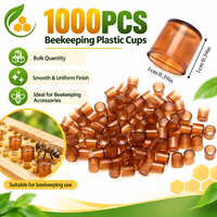 Base de coupelle royale avec cage de protection pour larves d'abeilles reines – Équipement apicole