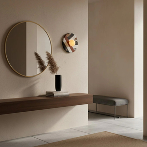 Lampada da Parete in Marmo Alabastro Naturale, Design Nordico Moderno per <span class=keywords><strong>Soggiorno</strong></span> e Hotel, LED di Alta Qualità, Nuovo Design Stabile - Product Image 4