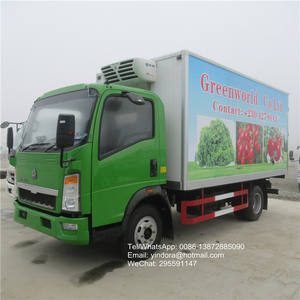 Nuevo Camión Frigorífico Sinotruk Howo, Camión de Refrigeración de 26 pies para Transporte de Pollitos, Carro de Helados con Congelador, <span class=keywords><strong>Furgoneta</strong></span> Refrigeradora - Product Image 6