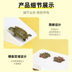 <b>Turtle</b> Basking Platform Irregular Shape Plastic Easy To Clean For <b>Turtle</b> <b>Tank</b> Decorations - Product Image 4