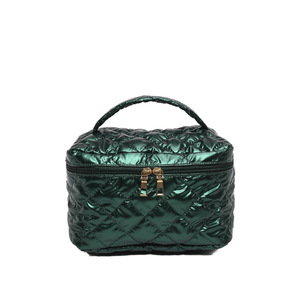 Bolsas de maquillaje de lujo para mujer a la moda, bolsas de maquillaje de uso diario de algodón con cremallera para mujer - Product Image 3