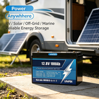 Batería de ciclo profundo LiFePO4 JIUYUNENG 12.8V 50Ah 100Ah con Bluetooth BMS, 6000 ciclos, para RV, marina y solar