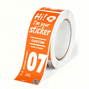 Etiqueta Adhesiva Impermeable para Envasado de Bebidas Personalizadas, Etiqueta Adhesiva Troquelada para Alimentos - Product Image 2