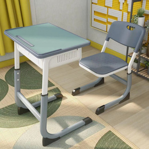 Ensemble de bureaux et de chaises de classe modernes, confortables, durables et réglables pour les élèves du primaire et du secondaire, PP - Product Image 4