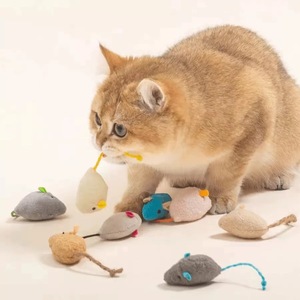 <b>Plush</b> <b>Cat</b> Toy Mouse With Catnip Indoor Play For <b>Cats</b> - Product Image 1
