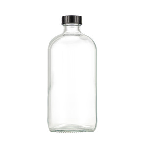 Botella de Vidrio Boston Transparente, Verde, Azul y Ámbar de 240ml, 500ml y 1000ml con Tapa Negra para Leche y Café, Venta al Por Mayor - Product Image 5