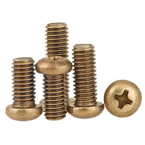 M2 M2.5 M3 <b>M4</b> M6 Hot Sale Brass H59 H62 Copper Bronze Cross Recess Hexagon Button Head Machine <b>Screw</b> DIN7985 ISO7380 - Product Image 4