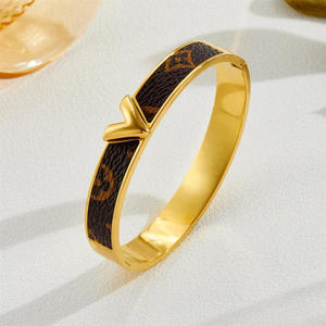 Bracciale Vintage Serie I a Forma di V con Scheletro, Placcato in Oro 10K, Unisex Cristiano con Scritta YAH, Vendita Calda, Resistente allo Scolorimento, Alla Moda, Versatile, Idea Regalo - Product Image 4