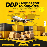 Agent de fret Alibaba AliExpress Amazon DDP Service aérien+express porte-à-porte vers Mayotte Emballage personnalisé Expédition en 15 jours