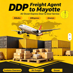 Agent de fret <span class=keywords><strong>Alibaba</strong></span> <span class=keywords><strong>AliExpress</strong></span> Amazon DDP Service aérien+express porte-à-porte vers Mayotte Emballage personnalisé Expédition en 15 jours - Product Image 1