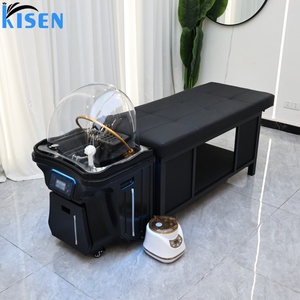 Chaise de salon KISEN avec lit de massage en cuir PU, design moderne pour usage commercial en institut de beauté et spa - Product Image 4