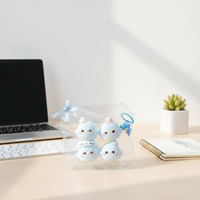 Offre Spéciale – Mini Jouets Squishy en Silicone Pingouin – Jouets Sensoriels Anti-Stress Fidget – Cadeaux de Noël en Gros pour Tous les Âges