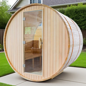 منتج جديد لعام <span class=keywords><strong>2026</strong></span>: ساونا خشبية جافة: سخان قوي داخلي، يتسع لـ 4 - 6 أشخاص، مثالي للاستخدام المنزلي - Product Image 1