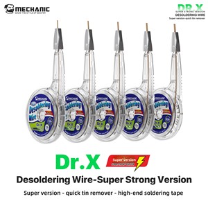 Fil de dessoudage de précision MECHANIC Dr.<span class=keywords><strong>X</strong></span> 1.5/2.0/2.5/3.0/3.5mm pour outils de réparation de soudure de téléphones mobiles - Product Image 1
