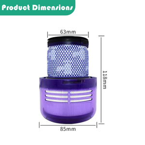 <span class=keywords><strong>Filtro</strong></span> morado personalizado para Dysons <span class=keywords><strong>V10</strong></span> Slim Stick, piezas de aspiradora doméstica con alimentación eléctrica, reemplazo de <span class=keywords><strong>filtro</strong></span> posterior HEPA - Product Image 2