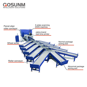 Nouveau système de tri de colis logistique entièrement automatisé 2026, E-commerce Express, haute vitesse, 3000 pièces/heure, 99,7% de codes-barres - Product Image 1