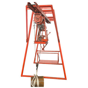 Katrol pengangkat bangunan portabel dengan mesin derek bensin - Product Image 3