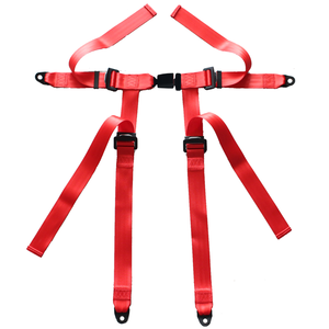 럭셔리카 로고 안전 하네스 레이싱 4 점 스틸 폴리에스터 ABS 안전 벨트 편안한 3 점 타입 - Product Image 2