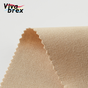 GOTS Certified Heavyweight 100% algodón orgánico lavado sarga melocotón tela caqui ecológica para niñas y ropa para niños - Product Image 1