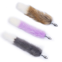 Lootee Fuchsschwanz Analplug Modell LHD-GS092 für Anale Masturbation-BDSM-Spielzeug für Frauen & Männer Paare
