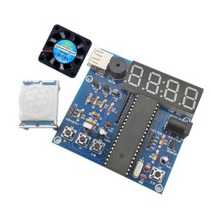 OKYN-G5288 Intelligent Temperature Controlled Fan <b>Kit</b> with LCD Display <b>DIY</b> Electronics and STEM Welding Practice - Product Image 4