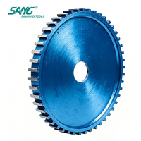 Disco de Diamante Segmentado Sinterizado de Precisión de 300 mm y 350 mm para Perfilado y Fresado de Granito y Mármol, para Dar Forma a los Bordes de Losas Brembana Pedrini