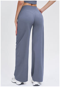 Pantalones Anchos Casuales para <span class=keywords><strong>Mujer</strong></span>, Pantalones Deportivos Holgados para Correr al Aire Libre, Pantalones <span class=keywords><strong>de</strong></span> Yoga - Product Image 5