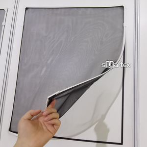 Có thể điều chỉnh từ mềm <span class=keywords><strong>PVC</strong></span> khung DIY sợi thủy tinh màn hình muỗi cửa sổ net với khung mềm - Product Image 4