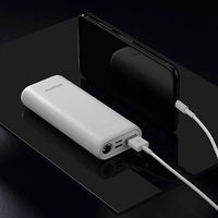 Batterie Li-Polymère Wopow Mi10Plus 20W Micro USB/Type-C 10000mAh Ultra Fine Super Plate Certifiée CE/FCC Power Bank 12 Mois LED