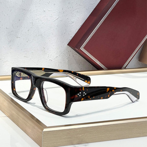 Donat Men's Square Acetate Eyeglasses <b>Frames</b> Full <b>Frame</b> Resin Lenses Polarized Blue Light Protection Fashion Trend - Product Image 3